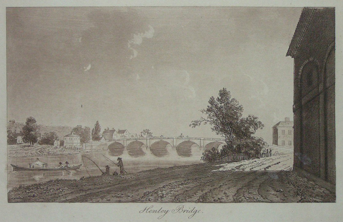 Aquatint - Henley Bridge - Robertson